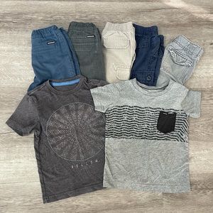 BUNDLE Boys Shorts, Tees and rash guard